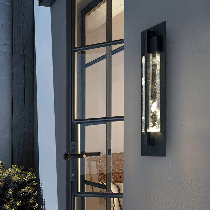 Alteck Lighting AW0134-3CCT-W Rivera 1-lt 26" Tall LED Outdoor Wall Sconce, 3CCT Selectable