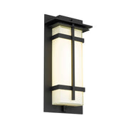 Alteck Lighting AW0136-3CCT-W Frank 1-lt 14" Tall LED Outdoor Wall Sconce, 3CCT Selectable