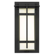 Alteck Lighting AW0136-3CCT-W Frank 1-lt 14" Tall LED Outdoor Wall Sconce, 3CCT Selectable