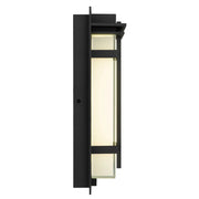 Alteck Lighting AW0136-3CCT-W Frank 1-lt 14" Tall LED Outdoor Wall Sconce, 3CCT Selectable