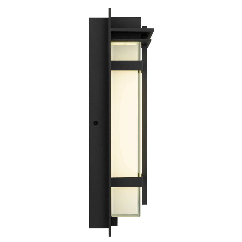 Alteck Lighting AW0136-3CCT-W Frank 1-lt 14" Tall LED Outdoor Wall Sconce, 3CCT Selectable