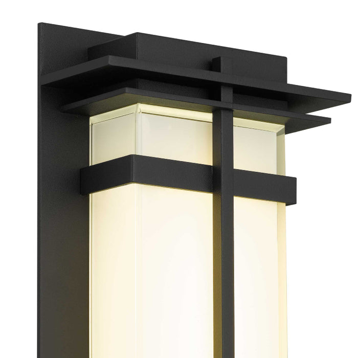 Alteck Lighting AW0136-3CCT-W Frank 1-lt 14" Tall LED Outdoor Wall Sconce, 3CCT Selectable