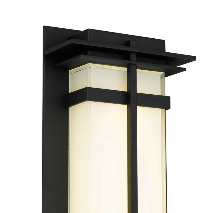 Alteck Lighting AW0137-3CCT-W Frank 1-lt 18" Tall LED Outdoor Wall Sconce, 3CCT Selectable
