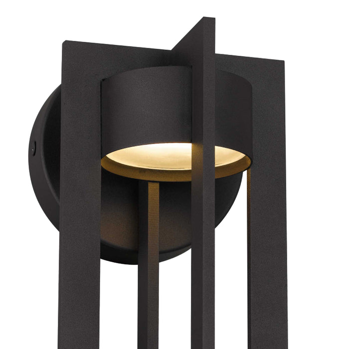 Alteck Lighting AW0138-3CCT-W Furo 1-lt 12" Tall LED Outdoor Wall Sconce, 3CCT Selectable