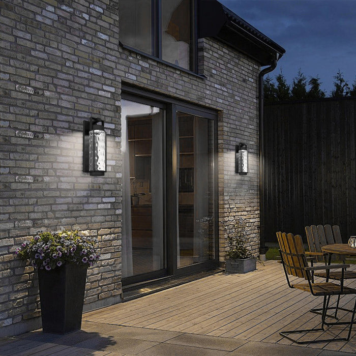 Alteck Lighting AW0142-3CCT-W Winston 1-lt 22" Tall LED Outdoor Wall Sconce, 3CCT Selectable