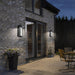 Alteck Lighting AW0142-3CCT-W Winston 1-lt 22" Tall LED Outdoor Wall Sconce, 3CCT Selectable