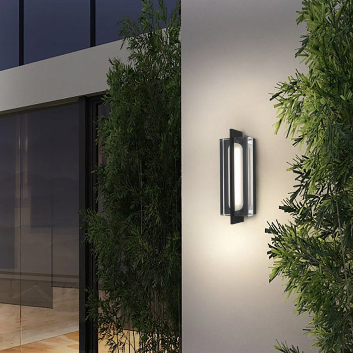 Alteck Lighting AW0143-3CCT-W Avani 1-lt 15" Tall LED Outdoor Wall Sconce, 3CCT Selectable