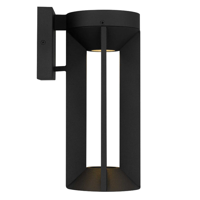 Alteck Lighting AW0145-3CCT-W Aura 1-lt 12" Tall LED Outdoor Wall Sconce, 3CCT Selectable