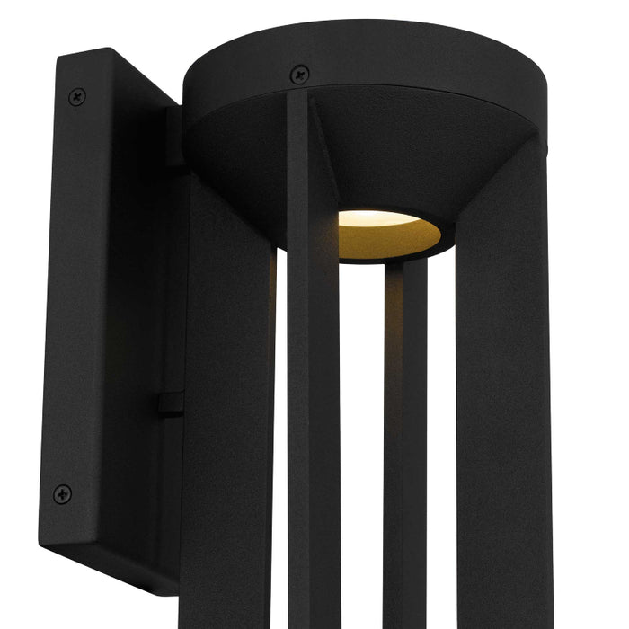 Alteck Lighting AW0146-3CCT-W Aura 1-lt 16" Tall LED Outdoor Wall Sconce, 3CCT Selectable