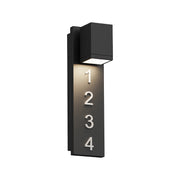 Alteck Lighting AW0156-5CCT-W Bishop 1-lt 19" Tall LED Outdoor Wall Sconce, 5CCT Selectable