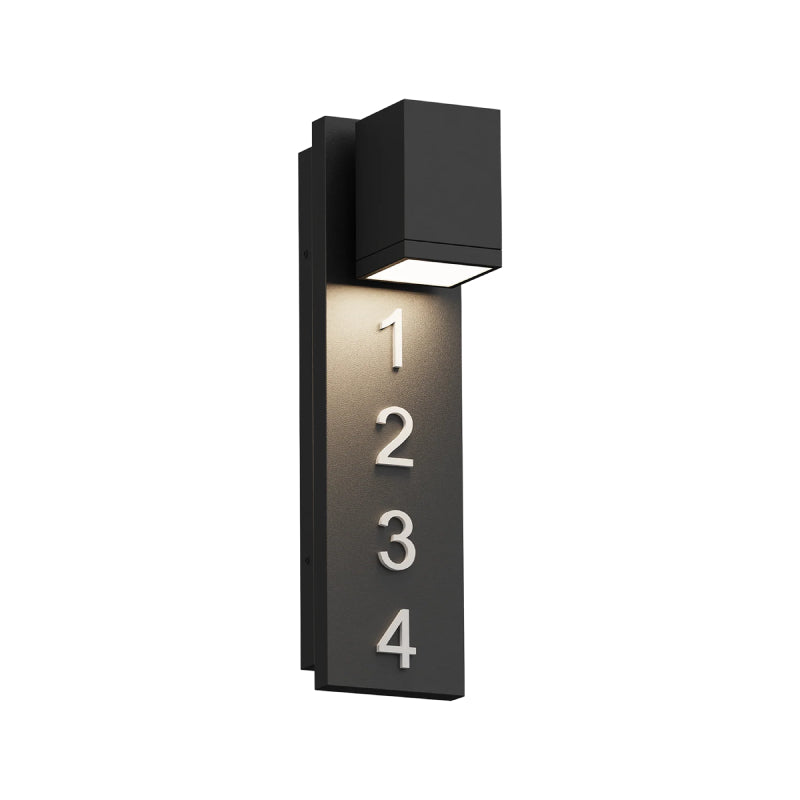 Alteck Lighting AW0156-5CCT-W Bishop 1-lt 19" Tall LED Outdoor Wall Sconce, 5CCT Selectable