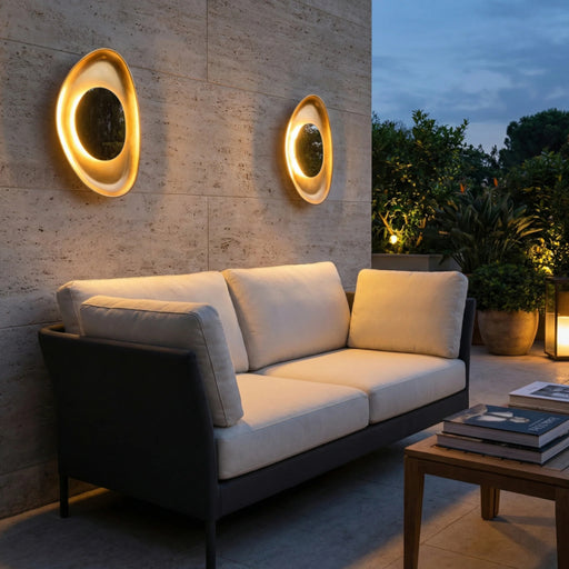 Alteck Lighting AW0158-5CCT-W Blend 1-lt 21" Tall LED Outdoor Wall Sconce, 5CCT Selectable