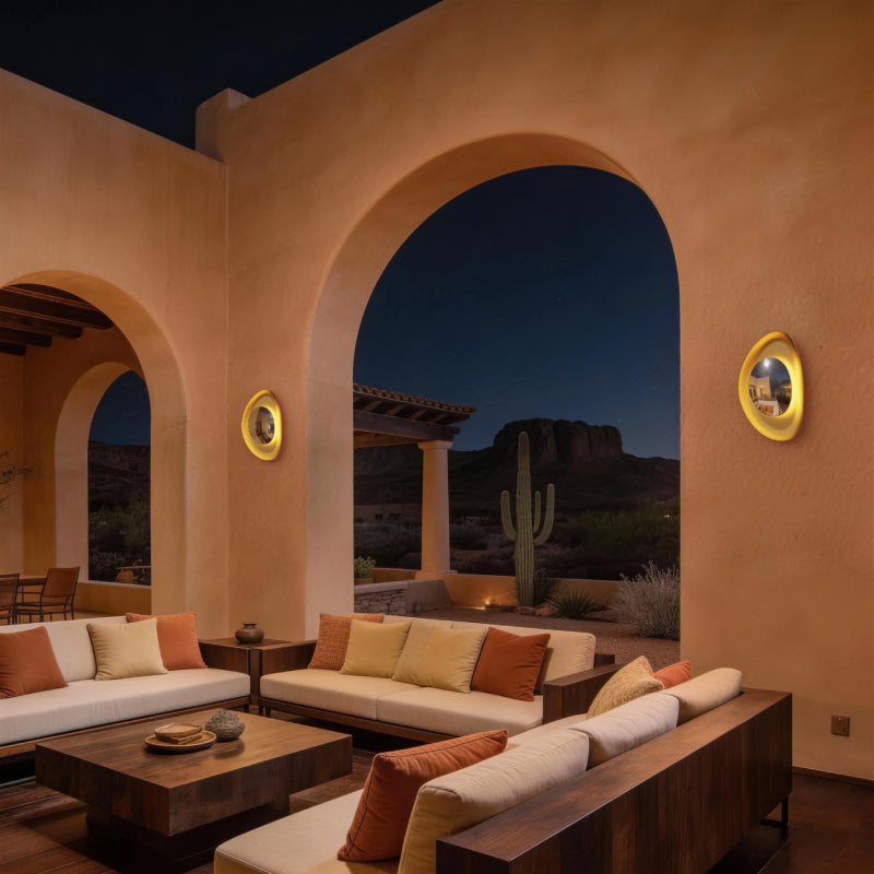 Alteck Lighting AW0158-5CCT-W Blend 1-lt 21" Tall LED Outdoor Wall Sconce, 5CCT Selectable