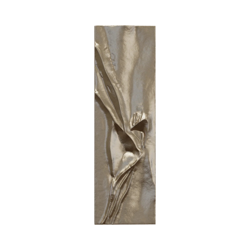 Alteck Lighting AW0160-5CCT-W Chisel 1-lt 26" Tall LED Outdoor Wall Sconce, 5CCT Selectable - Painted Washed Brass