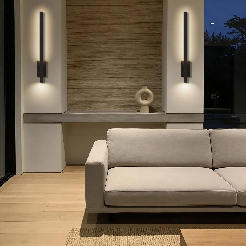 Alteck Lighting AW0164-5CCT-W Lina 1-lt 34" Tall LED Outdoor Wall Sconce, 5CCT Selectable