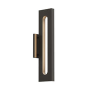 Alteck Lighting AW0165-5CCT-W Loop 1-lt 26" Tall LED Outdoor Wall Sconce, 5CCT Selectable