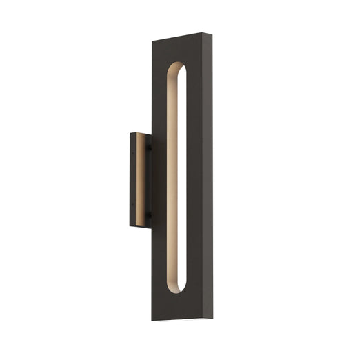 Alteck Lighting AW0165-5CCT-W Loop 1-lt 26" Tall LED Outdoor Wall Sconce, 5CCT Selectable