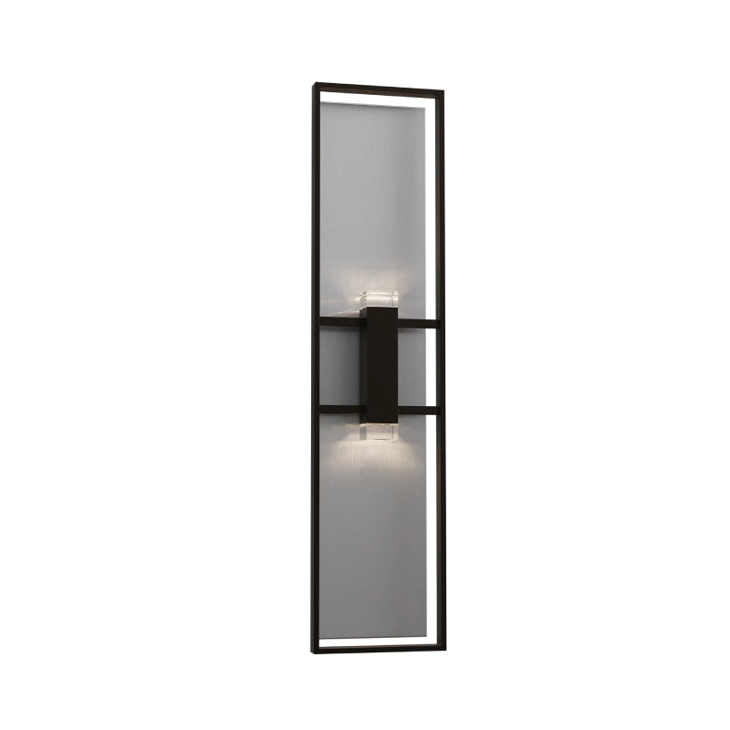 Alteck Lighting AW0166-3CCT-W Mars 1-lt 42" Tall LED Outdoor Wall Sconce, 3CCT Selectable