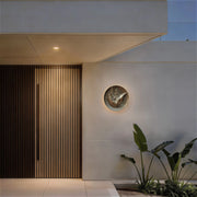 Alteck Lighting AW0167-5CCT-W Moon 1-lt 16" LED Outdoor Wall Sconce, 5CCT Selectable - Painted Washed Brass