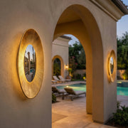 Alteck Lighting AW0169-5CCT-W Oval 1-lt 22" Tall LED Outdoor Wall Sconce, 5CCT Selectable