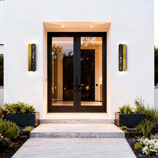 Alteck Lighting AW0171-5CCT-W Paris 1-lt 32" Tall LED Outdoor Wall Sconce, 5CCT Selectable