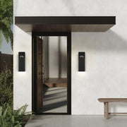 Alteck Lighting AW0174-5CCT-W Wavey 21" Tall LED Outdoor Wall Sconce, 5CCT Selectable