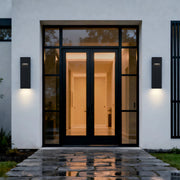 Alteck Lighting AW0174-5CCT-W Wavey 21" Tall LED Outdoor Wall Sconce, 5CCT Selectable