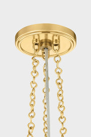 Hudson Valley 2317 Awosting 3-lt 17" Pendant - Aged Brass
