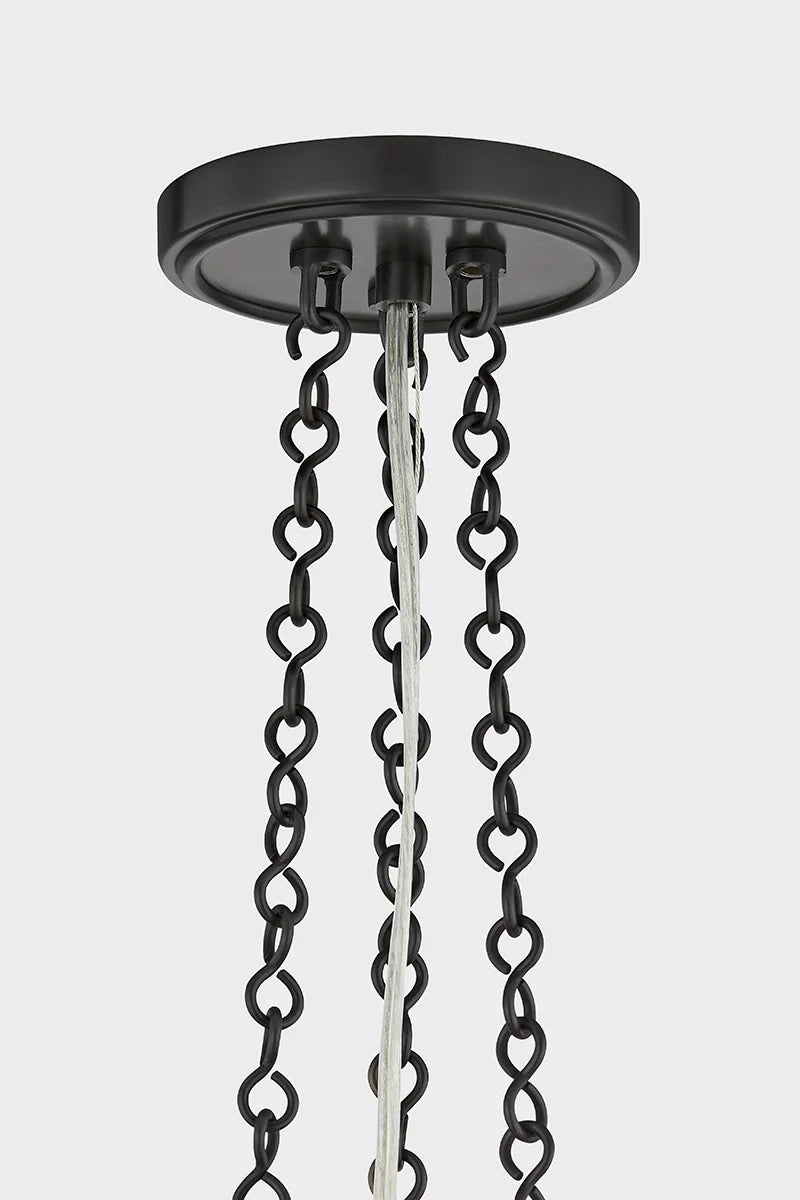 Hudson Valley 2317 Awosting 3-lt 17" Pendant - Distressed Bronze