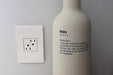 Adorne AWP1G2WHW10 1-Gang Screwless Wall Plate with Microban