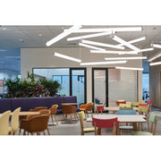 Core AXOM 60" LED Horizontal Suspended 360° Round Light, 3000K, 0-10V Dimming, 120-277V, 70mm
