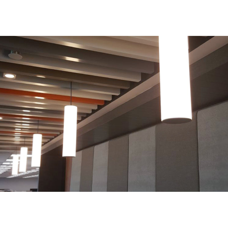 Core AXOM 24" LED Vertical Suspended 360° Round Light, 3500K, 0-10V Dimming, 120-277V, 100mm