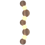 Accord 4224 Luna 4-lt 47" Tall Wall Lamp - American Walnut
