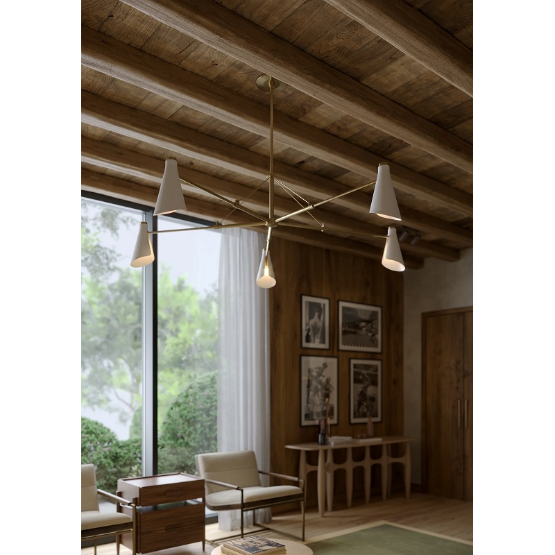 Troy F4369 Andersen 5-lt 69" Chandelier