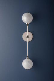 Hudson Valley 4802 Andrews 2-lt 24" Tall LED Wall Sconce-Polished Nickel