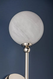 Hudson Valley 4802 Andrews 2-lt 24" Tall LED Wall Sconce-Polished Nickel