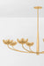 Troy F2048 Arcata 8-lt 55" Chandelier - Vintage Gold Leaf