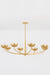 Troy F2048 Arcata 8-lt 55" Chandelier - Vintage Gold Leaf