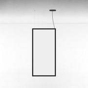 Artemide Discovery Space Rectangular LED Suspension - Black
