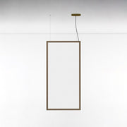Artemide Discovery Space Rectangular LED Suspension - Bronze