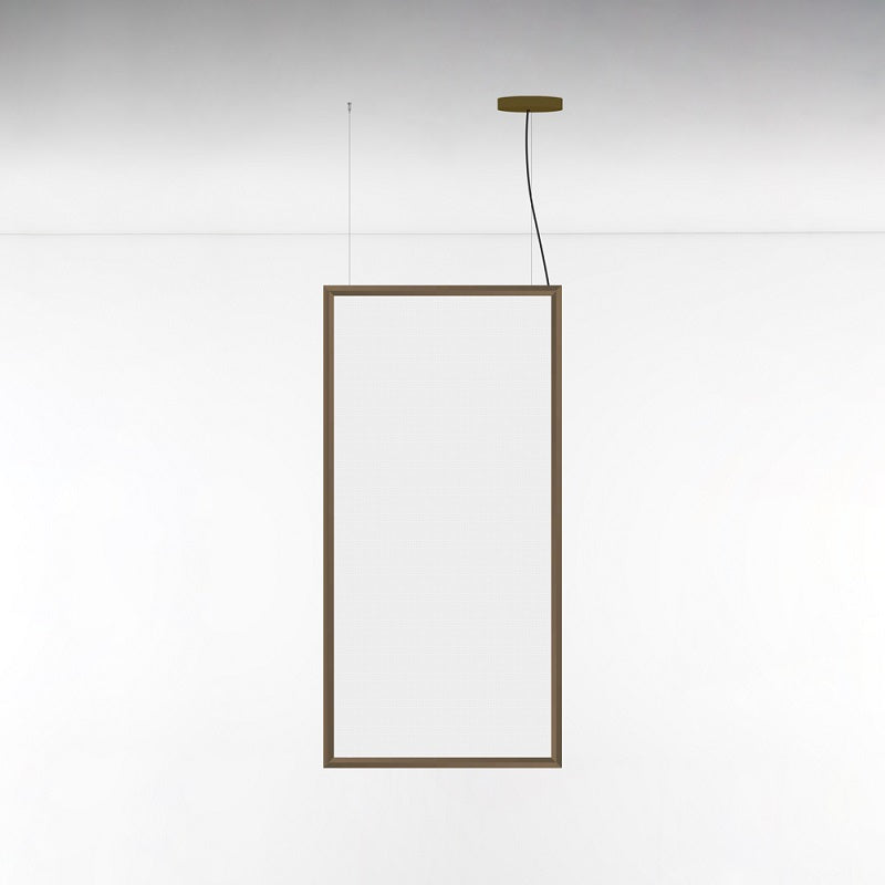 Artemide Discovery Space Rectangular LED Suspension - Bronze
