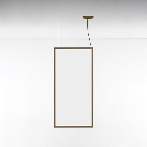 Artemide Discovery Space Rectangular LED Suspension - Bronze