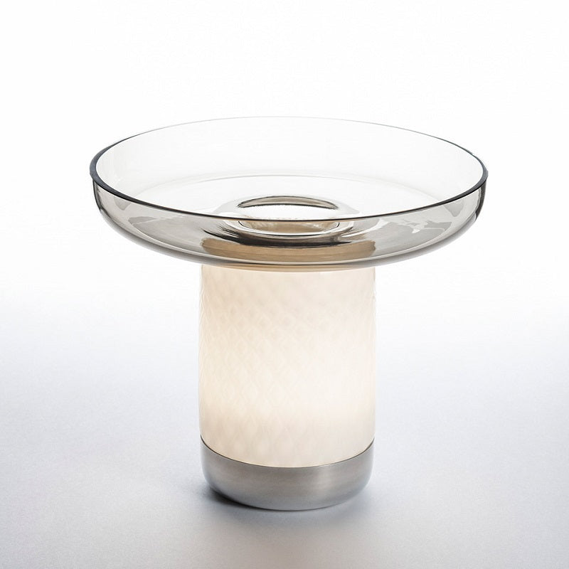 Artemide Bontà 10" LED Portable Table Lamp - Grey