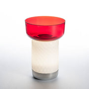 Artemide Bontà 10" Tall LED Portable Table Lamp - Red