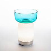 Artemide Bontà 10" Tall LED Portable Table Lamp - Turquoise