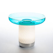 Artemide Bontà 10" LED Portable Table Lamp - Turquoise