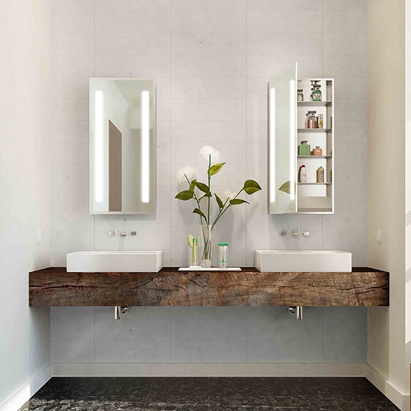 Electric Mirror Ascension 23" x 30" LED Mirrored Cabinet