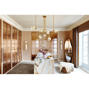 Corbett 452-02 Atom 2-lt 28" Tall LED Wall Sconce