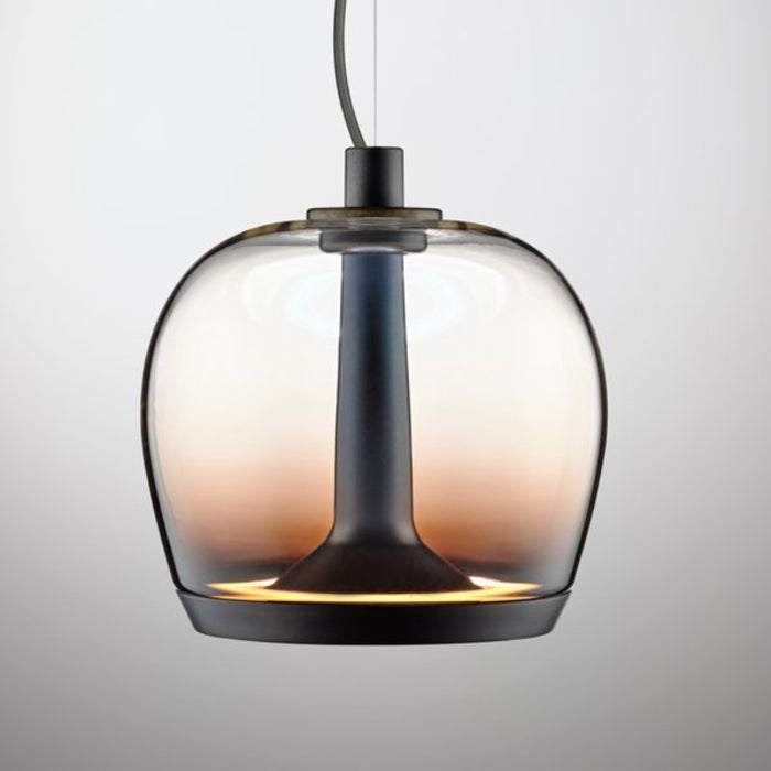 Leucos Aurelia Bold S22 2-lt 9" LED Pendant, Single Switch