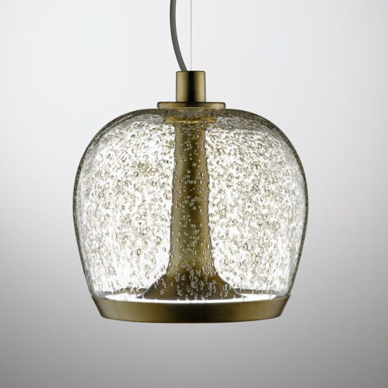 Leucos Aurelia Bold S22 2-lt 9" LED Pendant, Single Switch